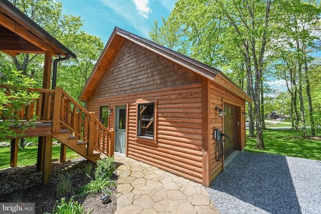 90 Biltmore Ridge Trl, Mc Henry, MD 21541 - view of outdoor structure with stairway