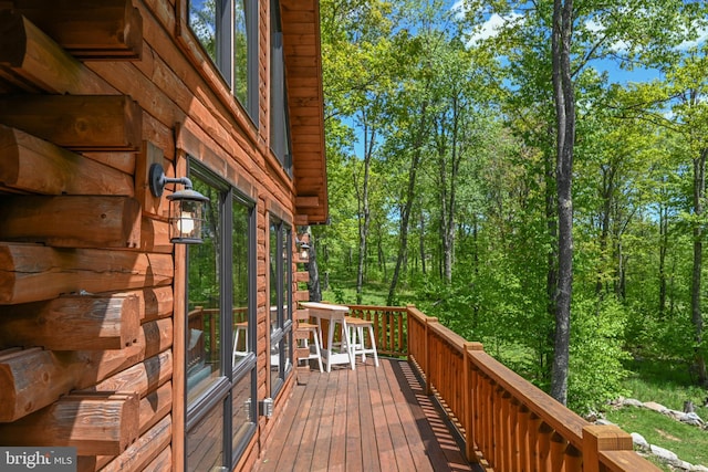 90 Biltmore Ridge Trl, Mc Henry, MD 21541 - view of wooden terrace