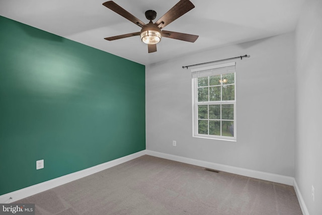 23754 Myrtle Glen Way, California, MD 20619 - empty room with a ceiling fan, carpet, and baseboards