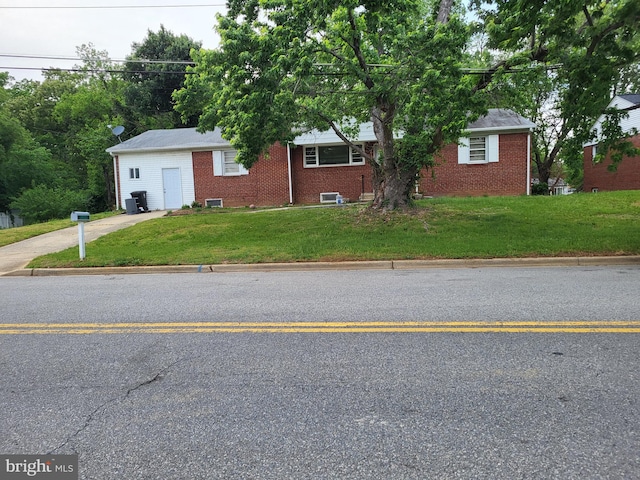 5900 Arbroath Dr, Clinton, MD 20735 - view of front of property with a front lawn and brick siding