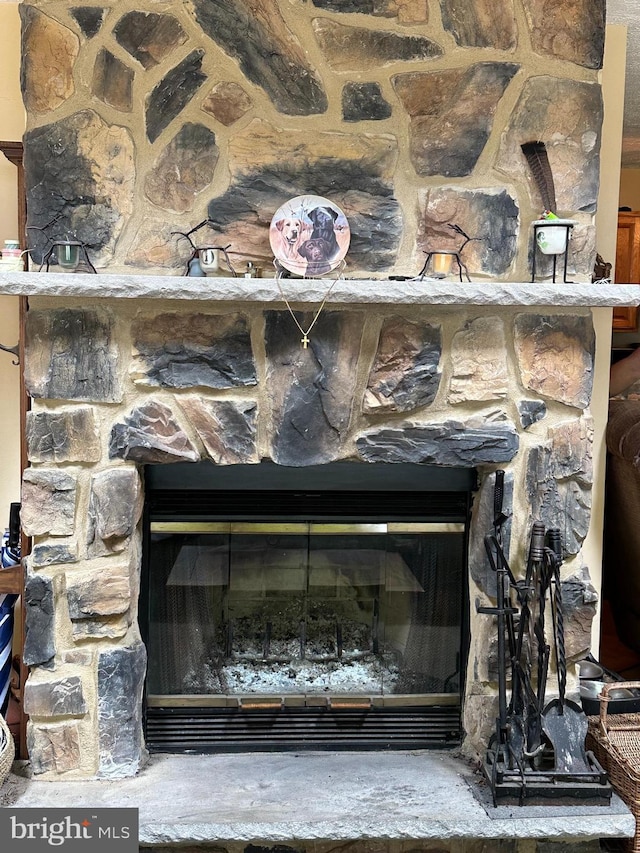 202 Tepee Dr, Pocono Lake, PA 18347 - detailed view of a fireplace