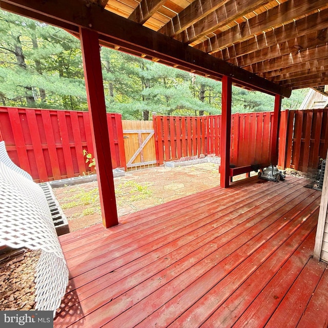 11289 Kessler Pl, Manassas, VA 20109 - deck with a fenced backyard