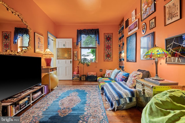 503 N Paca St, Baltimore, MD 21201 - living area featuring wood finished floors