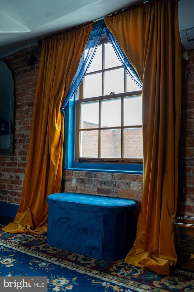503 N Paca St, Baltimore, MD 21201 - detailed view of brick wall and a wall mounted air conditioner