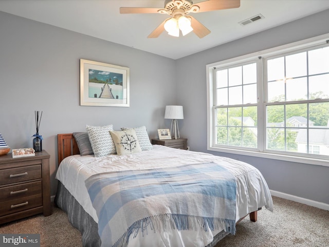 112 Toulouse Ln, Martinsburg, WV 25403 - carpeted bedroom with baseboards and ceiling fan