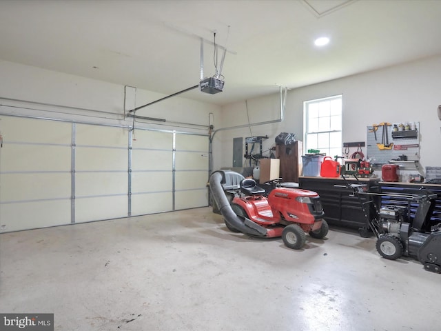 112 Toulouse Ln, Martinsburg, WV 25403 - garage featuring a garage door opener and electric panel