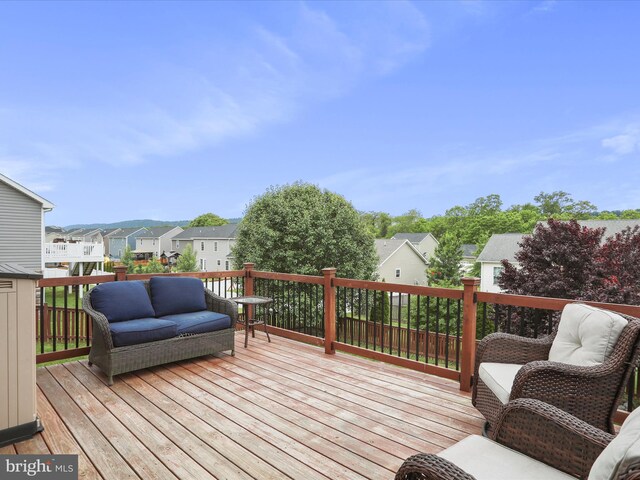 112 Toulouse Ln, Martinsburg, WV 25403 - wooden terrace with a residential view