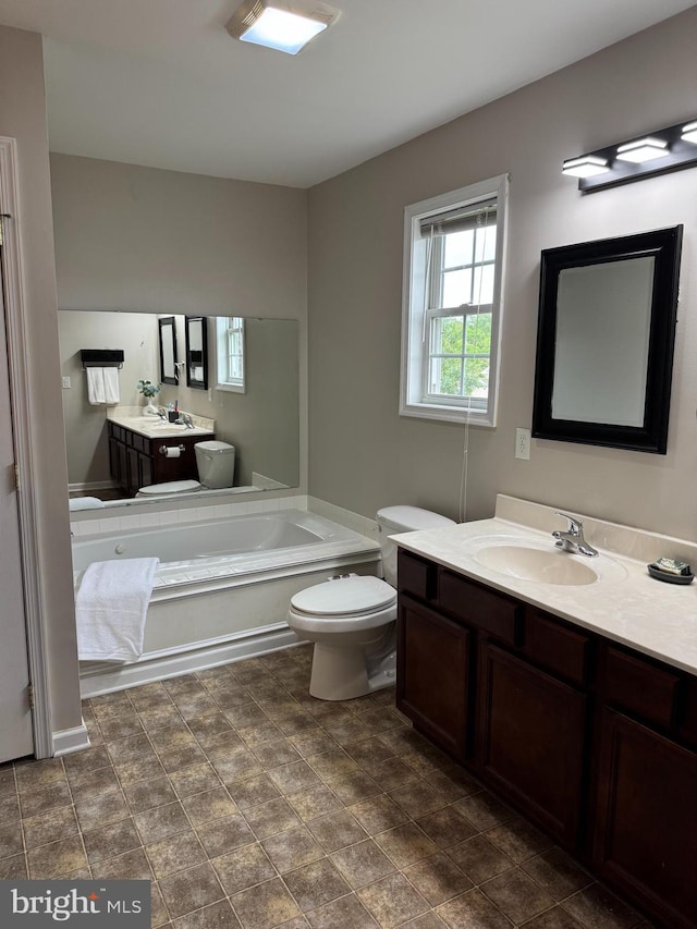 112 Toulouse Ln, Martinsburg, WV 25403 - full bath with a garden tub, vanity, and toilet