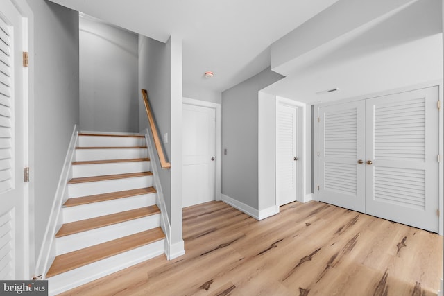 2600 Long Beach Blvd Unit 12, Long Beach Township, NJ 08008 - stairs with wood finished floors and baseboards