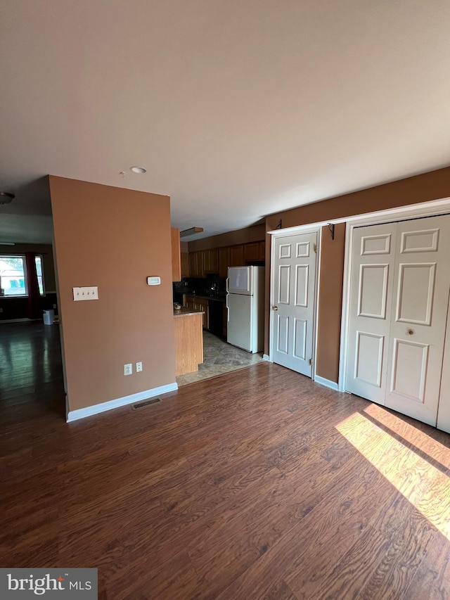 745 Cedar Ct, Red Hill, PA 18076 - unfurnished living room featuring wood finished floors and recessed lighting