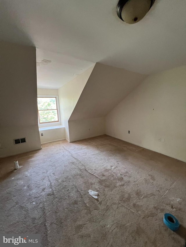 745 Cedar Ct, Red Hill, PA 18076 - additional living space featuring carpet and vaulted ceiling