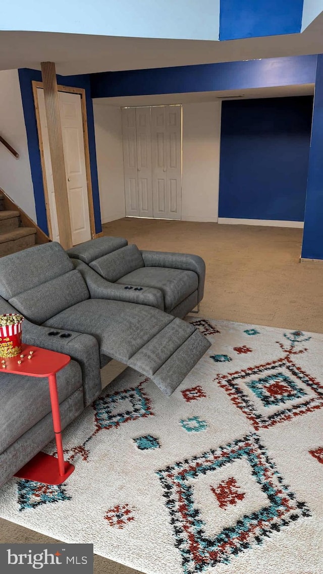 745 Cedar Ct, Red Hill, PA 18076 - living area with stairway