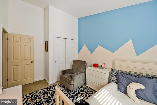 1085 Smartts Ln NE, Leesburg, VA 20176 - carpeted bedroom with a closet and baseboards