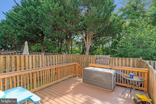 1085 Smartts Ln NE, Leesburg, VA 20176 - deck featuring a fenced backyard