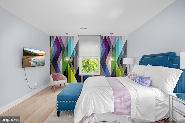 777 3rd St, Herndon, VA 20170 - bedroom with wood finished floors and baseboards