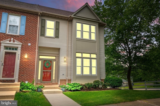 6201 Knolls Ct, Elkridge, MD 21075 - view of property with brick siding