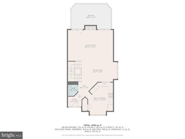 6201 Knolls Ct, Elkridge, MD 21075 - property floor plan