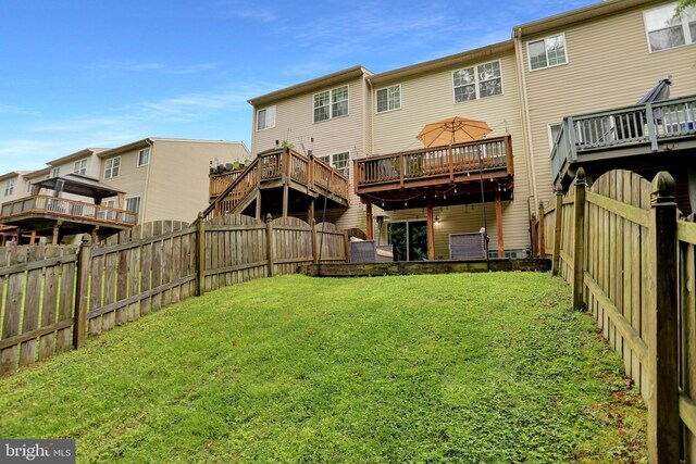 3061 Raking Leaf Dr, Abingdon, MD 21009 - back of house featuring a deck