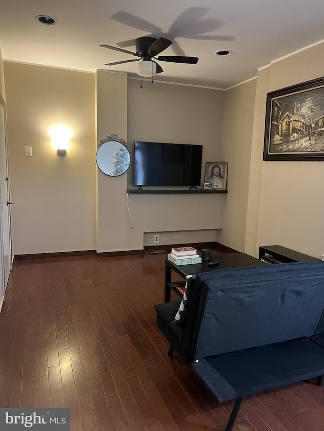 4839 Griscom St, Philadelphia, PA 19124 - bedroom featuring wood finished floors, baseboards, recessed lighting, and ceiling fan