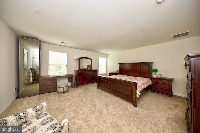 714 Shady Creek Ct, Bel Air, MD 21015 - bedroom featuring light carpet, multiple windows, and baseboards