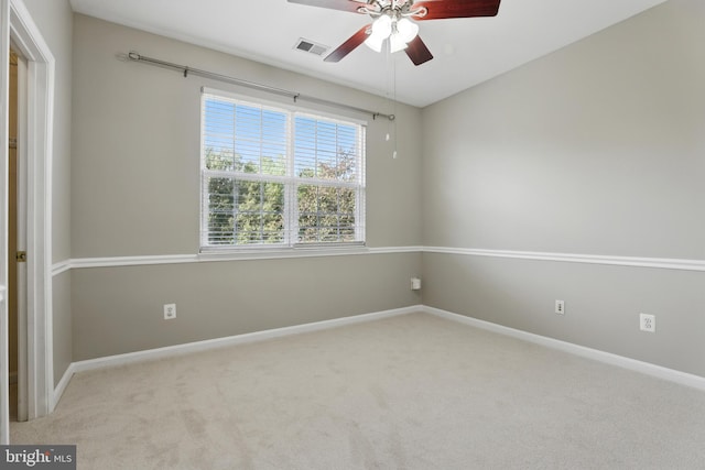 9901 Airedale Ct, Bristow, VA 20136 - carpeted spare room with ceiling fan and baseboards