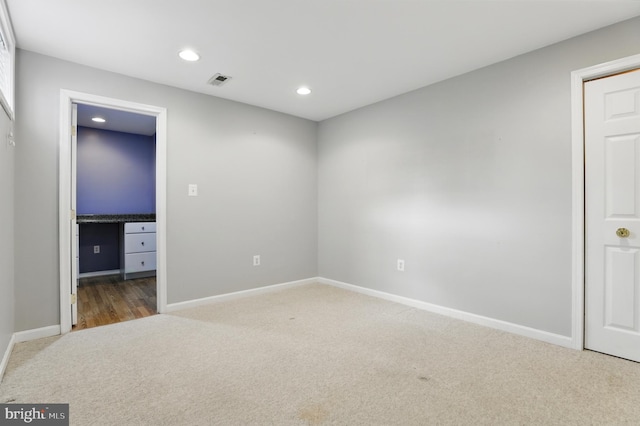 9901 Airedale Ct, Bristow, VA 20136 - unfurnished bedroom with carpet, baseboards, and recessed lighting