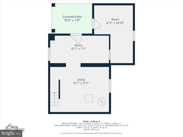 6202 K St, Capitol Heights, MD 20743 - floor plan / room layout