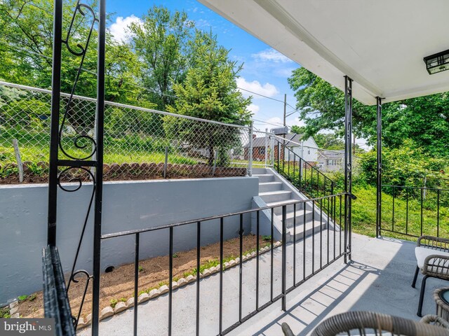 6202 K St, Capitol Heights, MD 20743 - view of patio featuring stairs