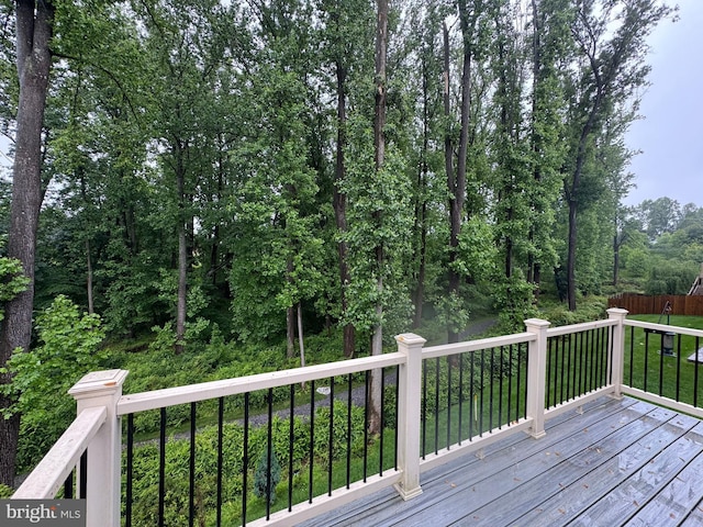 2410 Vineyard Springs Way, Ellicott City, MD 21043 - view of wooden terrace