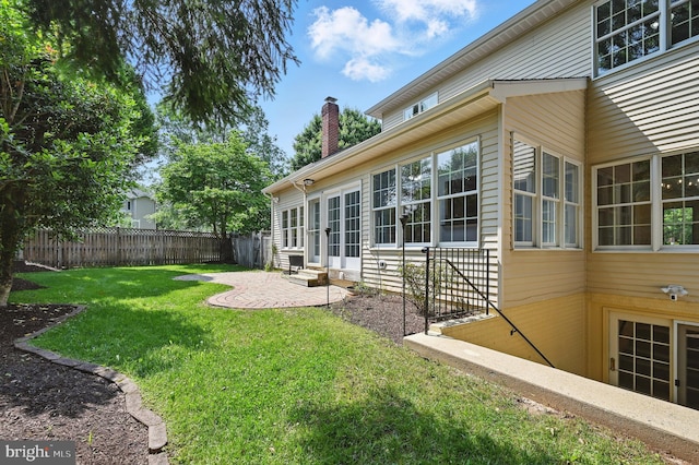 10861 Hunter Gate Way, Reston, VA 20194 - view of yard featuring a patio and entry steps