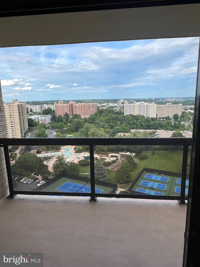 307 Yoakum Pkwy Unit 1801, Alexandria, VA 22304 - balcony with a view of city