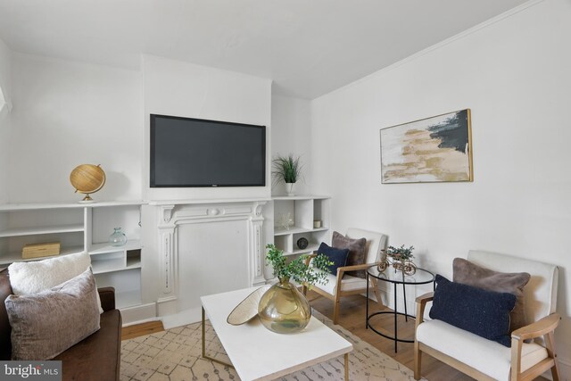 405 Calvin Ave, Baltimore, MD 21218 - living area with wood finished floors
