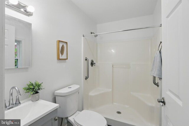 405 Calvin Ave, Baltimore, MD 21218 - full bath with vanity, toilet, and a shower