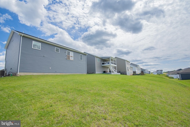 316 Pochards Ct, Martinsburg, WV 25403 - rear view of house with a yard and cooling unit