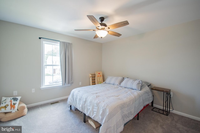 316 Pochards Ct, Martinsburg, WV 25403 - carpeted bedroom with baseboards and a ceiling fan