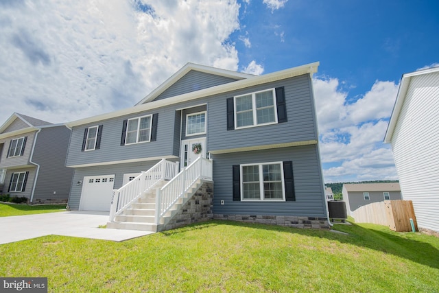 316 Pochards Ct, Martinsburg, WV 25403 - view of front of property with driveway, a garage, and central AC