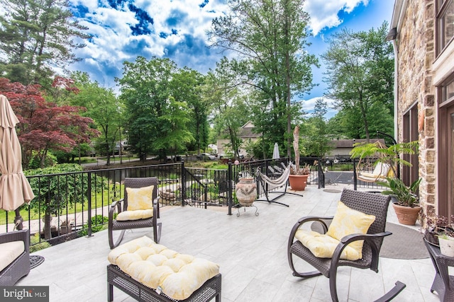 2500 Edge Hill Rd, Huntingdon Valley, PA 19006 - view of patio