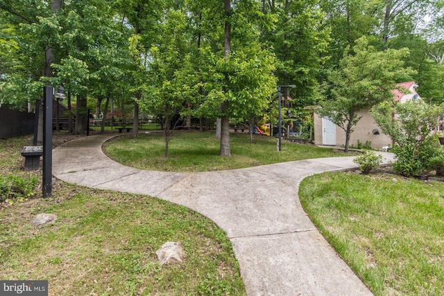 2500 Edge Hill Rd, Huntingdon Valley, PA 19006 - view of property's community featuring a playground and an outdoor structure