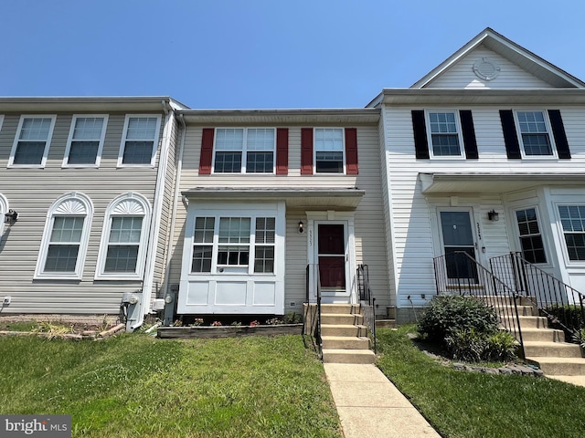 3327 Silverton Ln, Chesapeake Beach, MD 20732 - view of property featuring a front lawn and entry steps