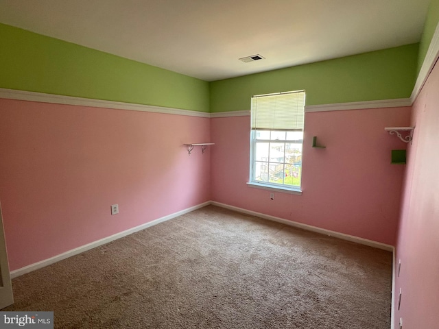 3327 Silverton Ln, Chesapeake Beach, MD 20732 - carpeted spare room featuring baseboards