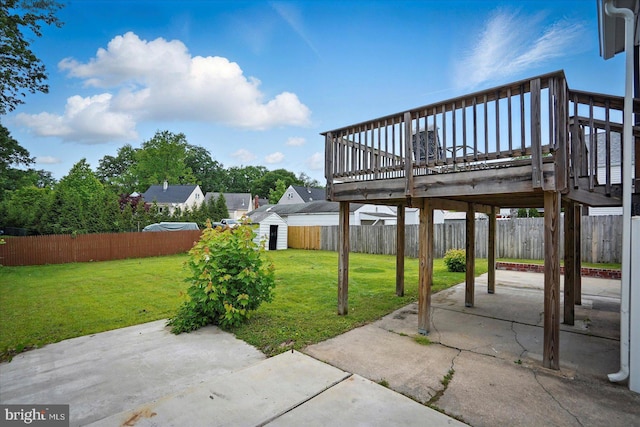 12 N Hawthorne Rd N, Middle River, MD 21220 - view of patio / terrace featuring a wooden deck