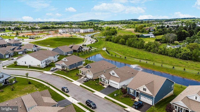 8051 Keystone Dr, Breinigsville, PA 18031 - aerial view of residential area featuring a large body of water