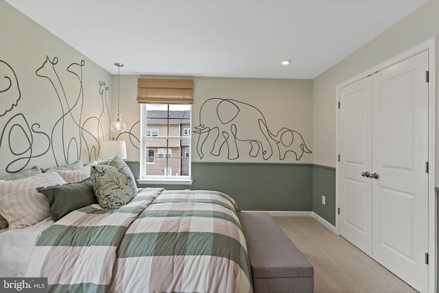 TBB Fontana Circle Whitehall Ii, Martinsburg, WV 25403 - carpeted bedroom with a closet and baseboards
