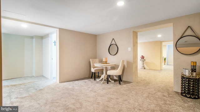 11500 Golden Post Ln, Gaithersburg, MD 20878 - carpeted dining room with recessed lighting