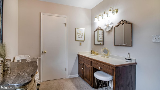 11500 Golden Post Ln, Gaithersburg, MD 20878 - bathroom featuring vanity and baseboards