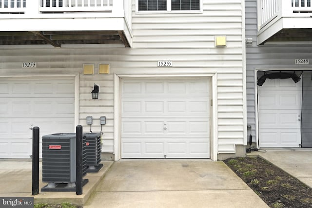 15255 Leicestershire St, Woodbridge, VA 22191 - garage with central AC unit
