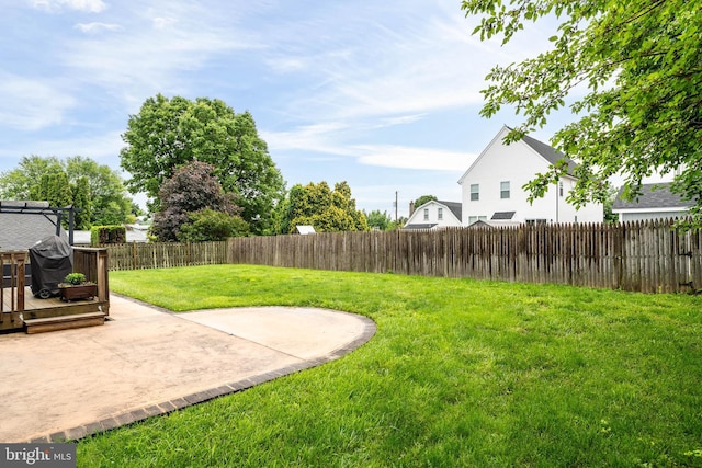 255 Summit Ave, Conshohocken, PA 19428 - view of yard featuring a patio and a deck