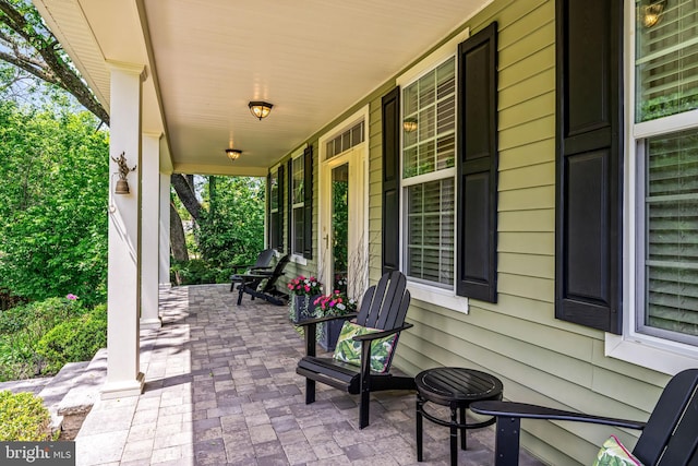 1165 Fulling Mill Ln, Haddon Heights, NJ 08035 - view of porch