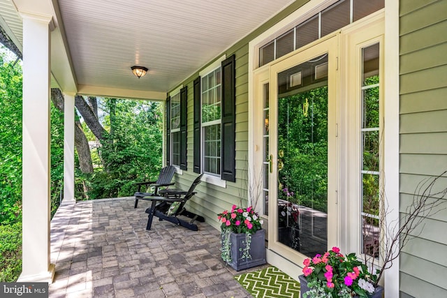 1165 Fulling Mill Ln, Haddon Heights, NJ 08035 - view of covered porch