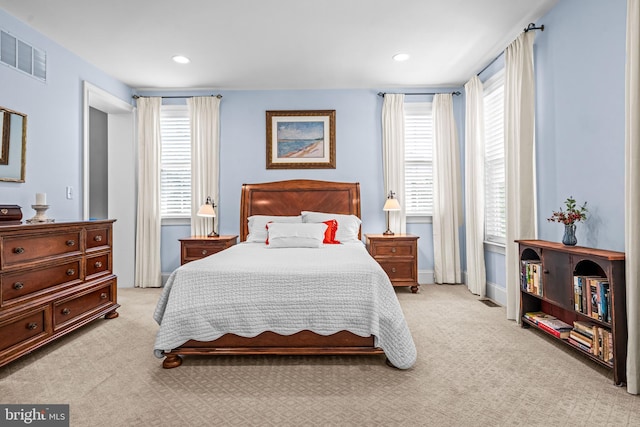 1165 Fulling Mill Ln, Haddon Heights, NJ 08035 - bedroom with light carpet and recessed lighting